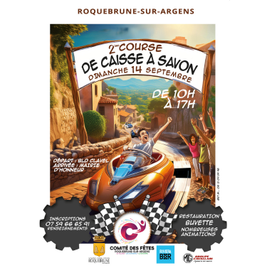 MG Motor Côte d'Azur présent à la Course Caisse à savon 